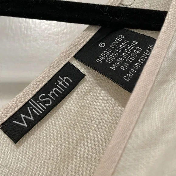 Willi Smith embroidered linen dress - Picture 5 of 6